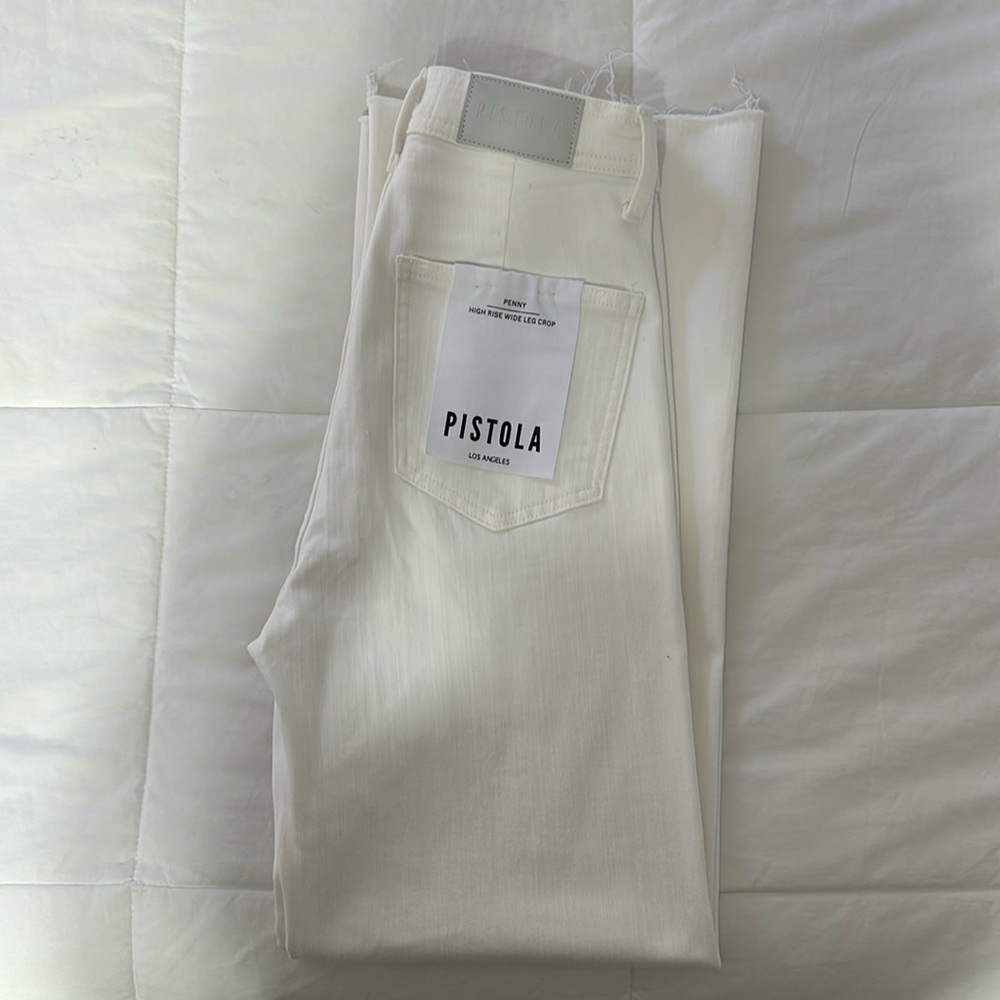 Pistola Penny High Rise Wide Leg Crop!